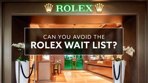 rolex waitlist waiting period